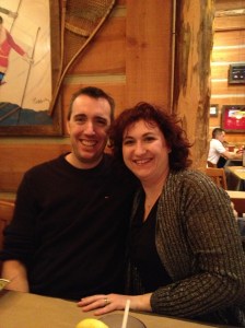 Melissa & Peter at Montana's. Aren't we cute!!!