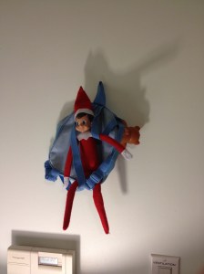 Blizzard getting ready to go home to the North Pole with Santa