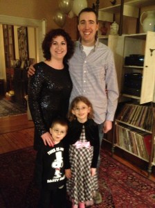 Family Pic in Karen & Steven's living room