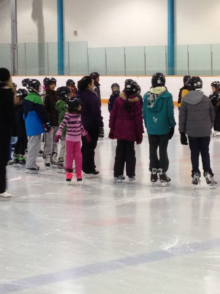 Abby facing the other direction because she can't turn around. How Cute!!!