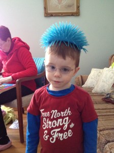 Crazy Hair Day for Aiden