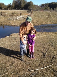 Uncle Joe with Abby & Aiden