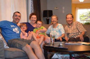 Peter, Abby, Melissa, Aiden, Sandra & Ted