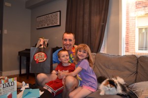 Peter with Aiden & Abby