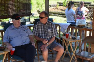 Bernard & Craig visiting.