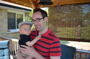 Uncle Rob with Macklan