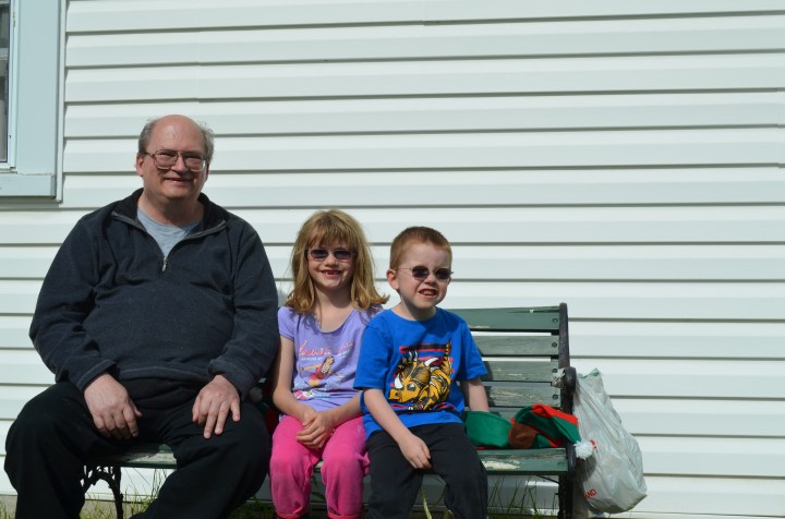 Bruce with Abby & Aiden