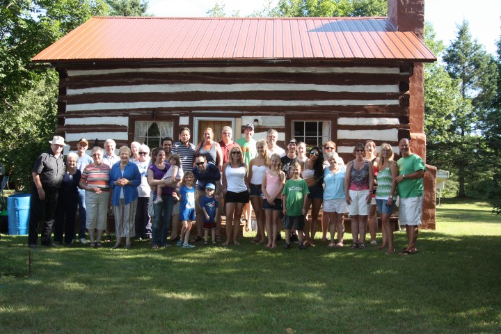 Family Photo: Bernard, Jean, Steve, Ann, Steve D., Dorothy, Sam, Linda, Sarah, Abigail R-W, Ryan, Rick, Abigail, Aiden, Rob, Suzanne, Tom, Carol, Peter, Haley, Ava, Bill, Jesse, Sam, Morgan, Sadie, Kim, Barb, Carol, Shalaine, Carrie, Mike 