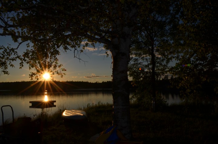 Sunset in Marten River