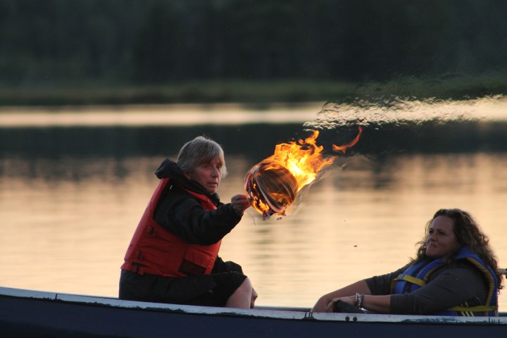Linda & Chantale honouring Rose and Gerry
