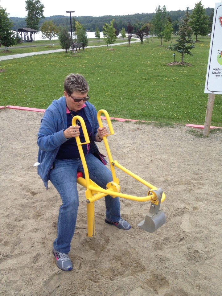 Genny playing in the park :)