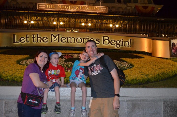 Arriving at Magic Kingdom