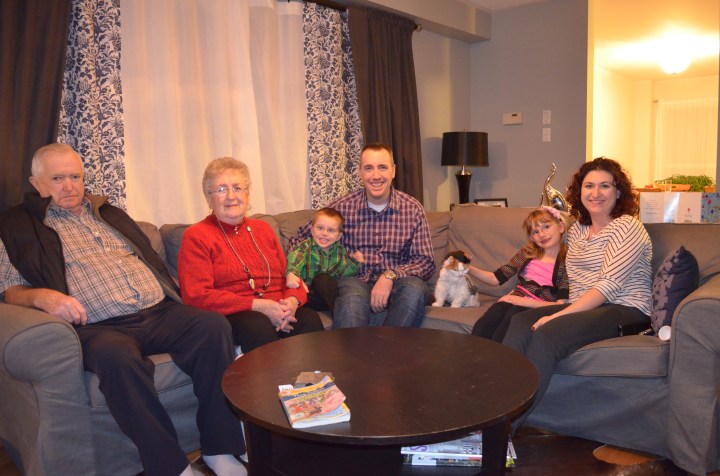 Papa, Mama, Aiden, Peter, Molly, Abby and Melissa after Abby's First Reconciliation 