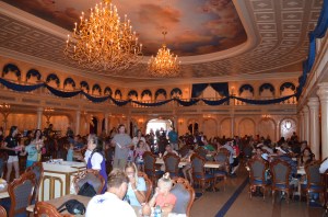 Inside "Be Our Guest Restaurant."