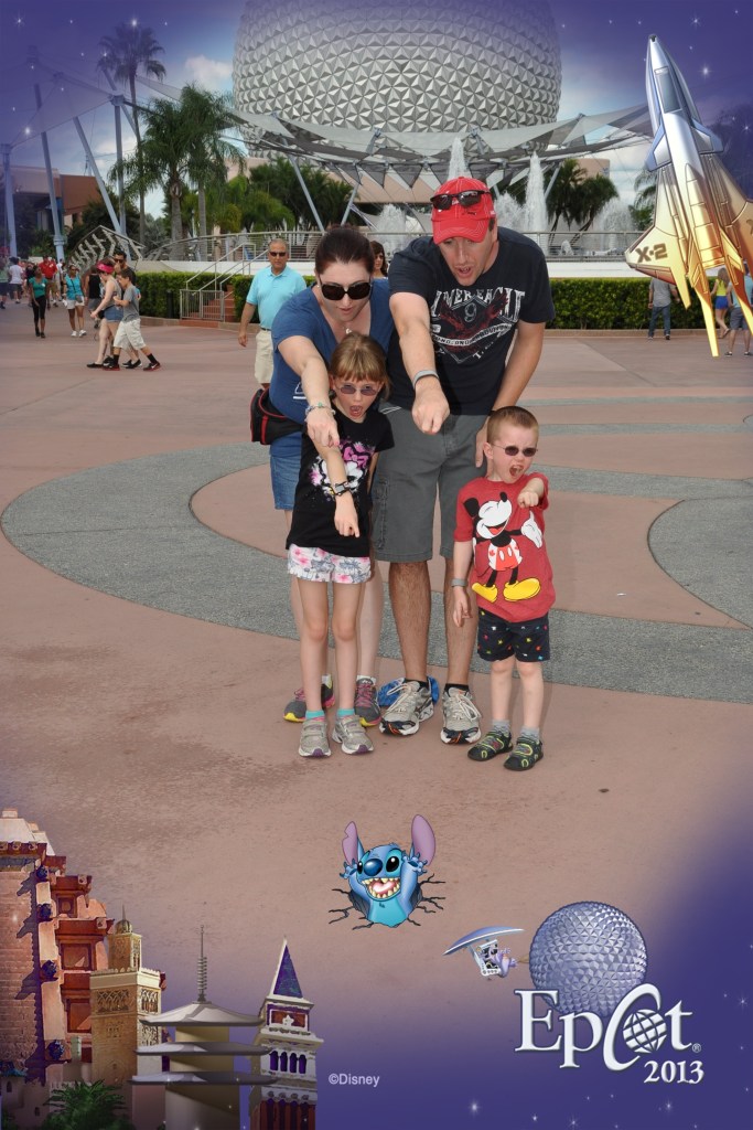 Stich made his way to Epcot too!!