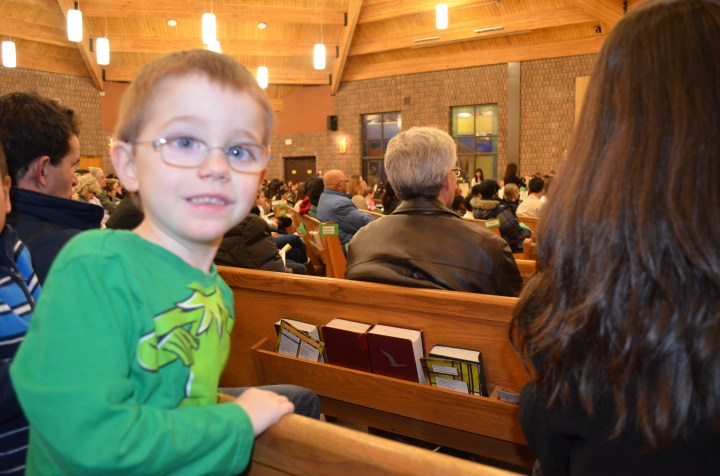 Aiden enjoying the concert