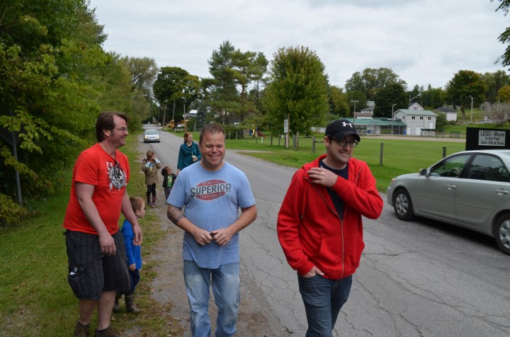 Peter, Jason and Rob on our way back from breakfast.