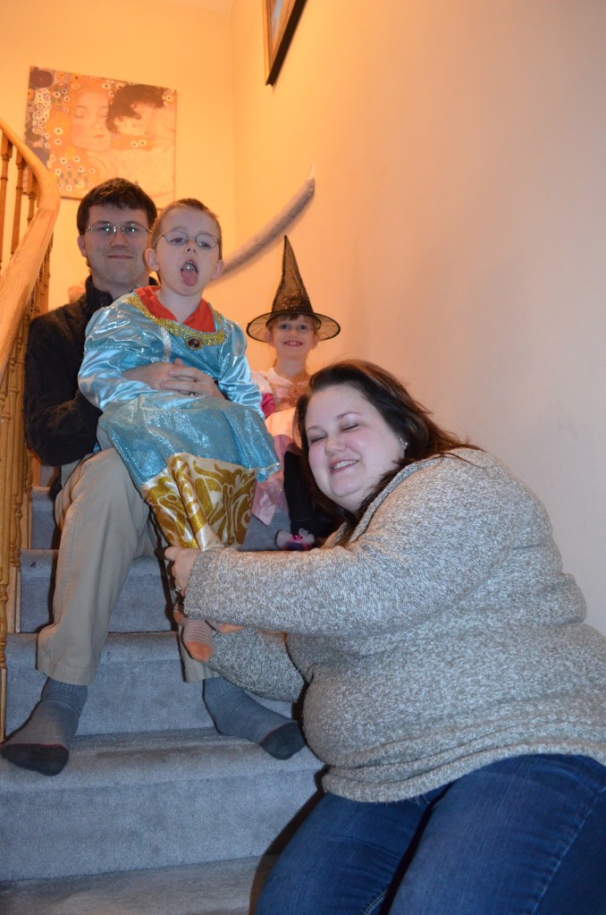 Abby and Aiden posing for a few pics