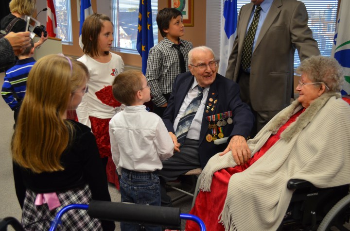 Uncle Gill with Auntie Corrie.