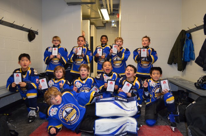 Abby's team celebrating winning the season series.