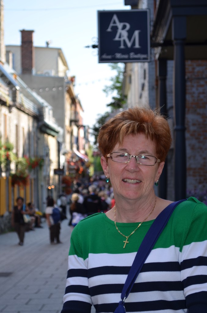 Cathy in Old Quebec