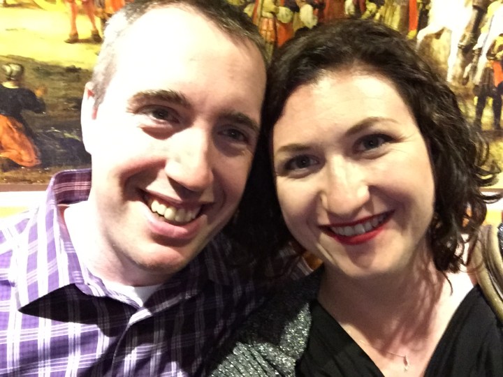 Melissa and Peter Selfie at ROM Friday Nights