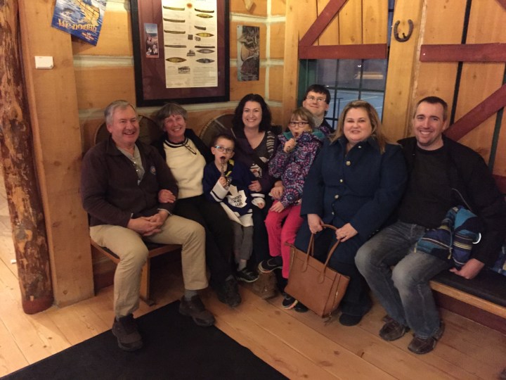 Dinner with Uncle Keith and Auntie Linda (Dec 2015)