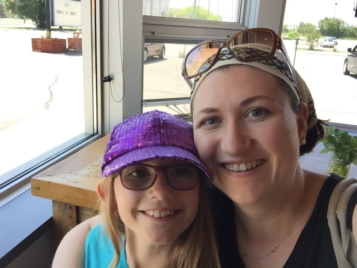 Mother-Daughter selfie @ lunch